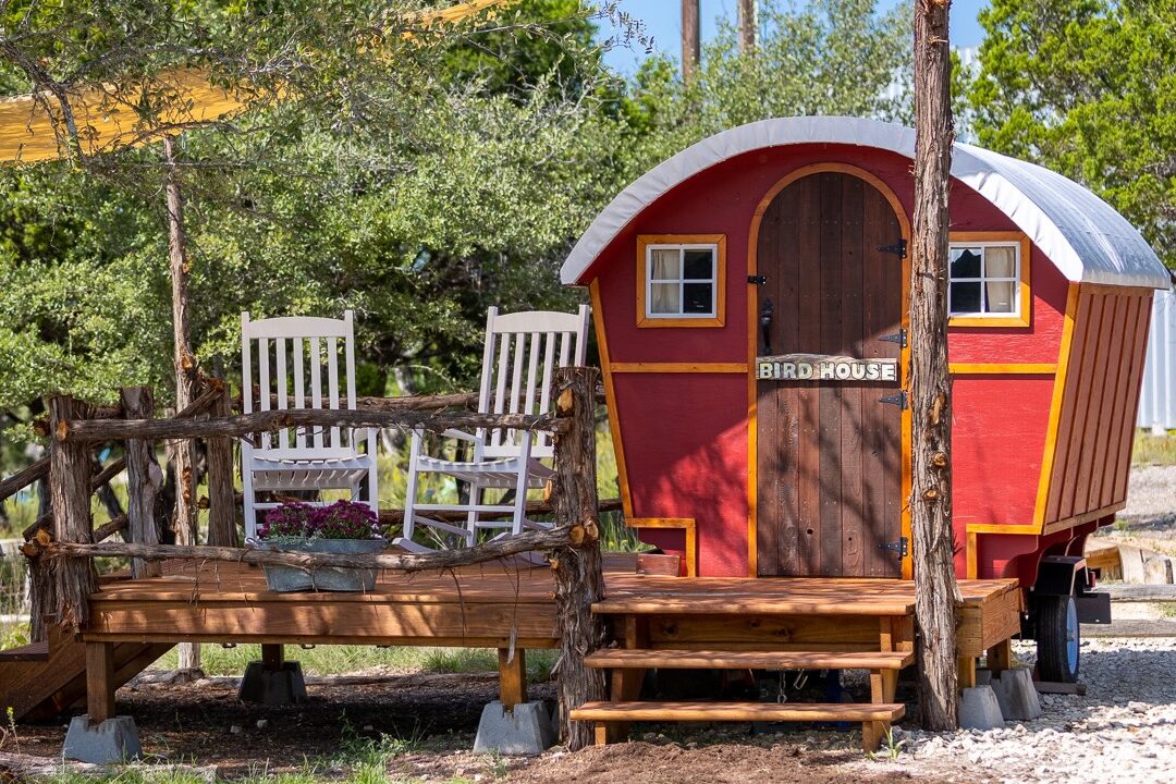 texas hill country cabin bird house